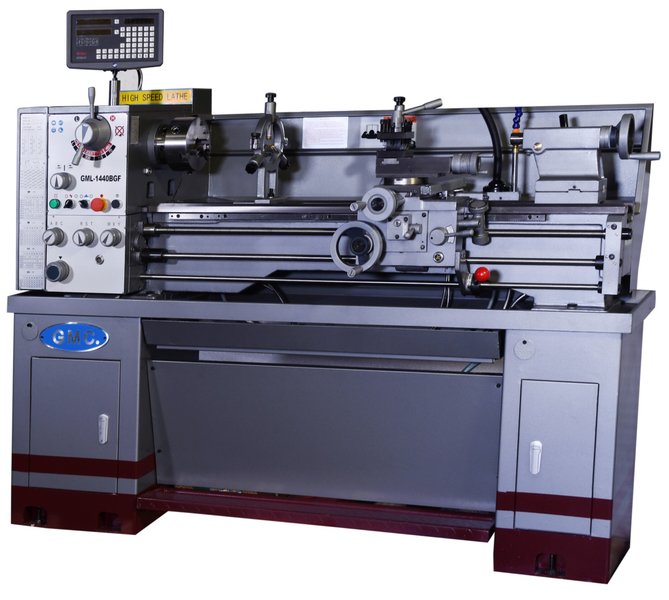GML-1440BGF-1PH, 14" x 40" High Speed Geared Head Precision Toolroom Metal Lathe