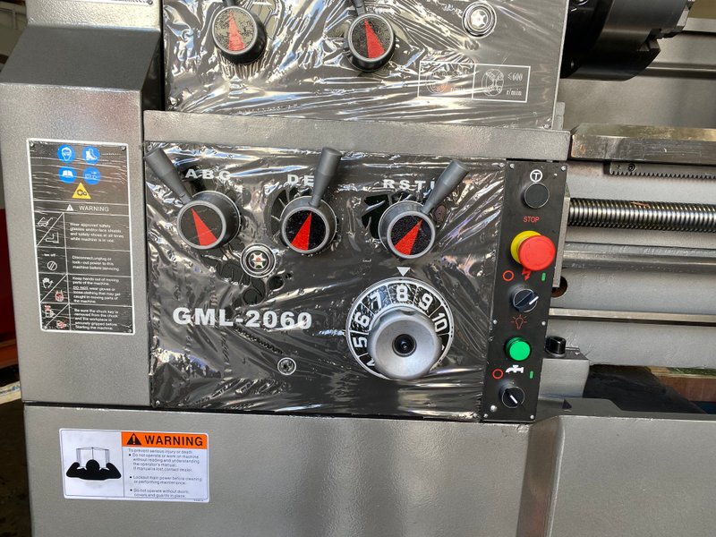 20 x 60" Bed Gap Metal Lathe | 2-Axis DRO | 3-1/8" Bore