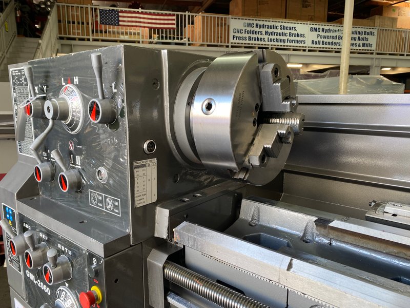 20 x 60" Bed Gap Metal Lathe | 2-Axis DRO | 3-1/8" Bore