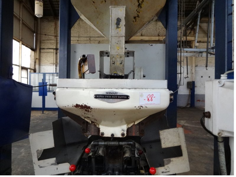 Shimazu Model Super 3-F Twin Spindle Nut Tapper