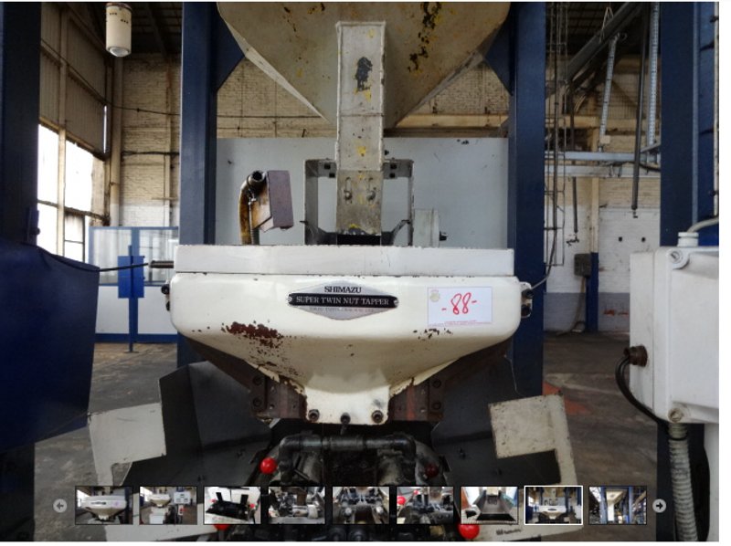 Shimazu Model Super 3-F Twin Spindle Nut Tapper