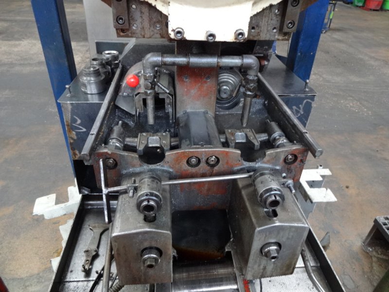 Shimazu Model Super 3-F Twin Spindle Nut Tapper