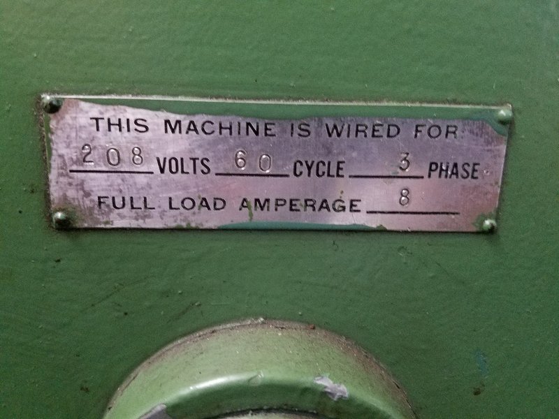 Hartford Model 000-1000 High Speed Flat Die Thread Roller