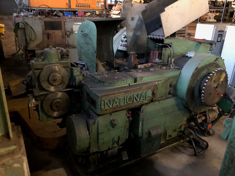 One Used 1/2&quot; National Model 500 Roller Header Set up as a Ball Header