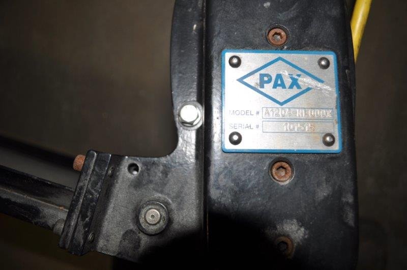 10&quot; W x 48&quot; L Pax Rubber Belt Low Profile Scrap Conveyor 