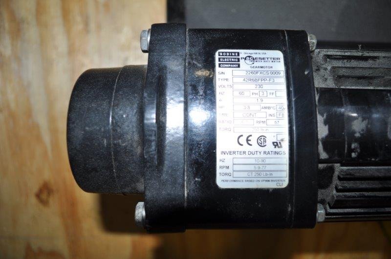 10&quot; W x 48&quot; L Pax Rubber Belt Low Profile Scrap Conveyor 