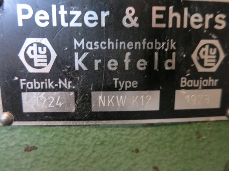 Peltzer &amp; Ehlers Model NKW-12 Combined Thread Rolling and Pointing Machine 