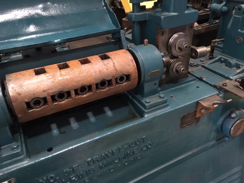 3/16&quot; Lewis Model 3F WireStraighten and Cutoff Machine 