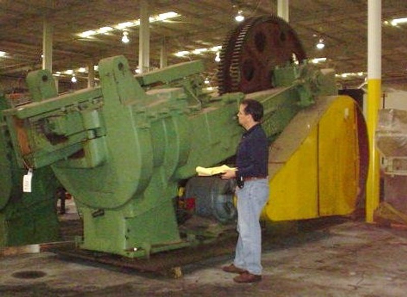 1 1/2&quot; Waterbury Farrel Model 100 Heavy Frame Hand Feed Thread Roller 