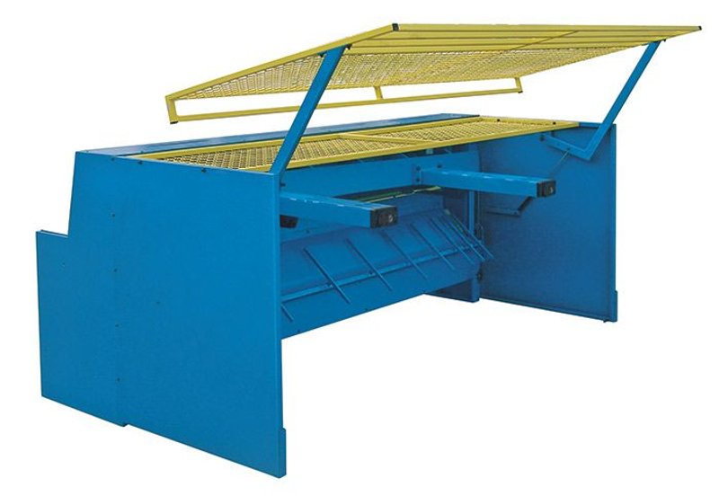KNUTH &quot;KMT B NC&quot; MOTORIZED SWING-BEAM PLATE SHEAR