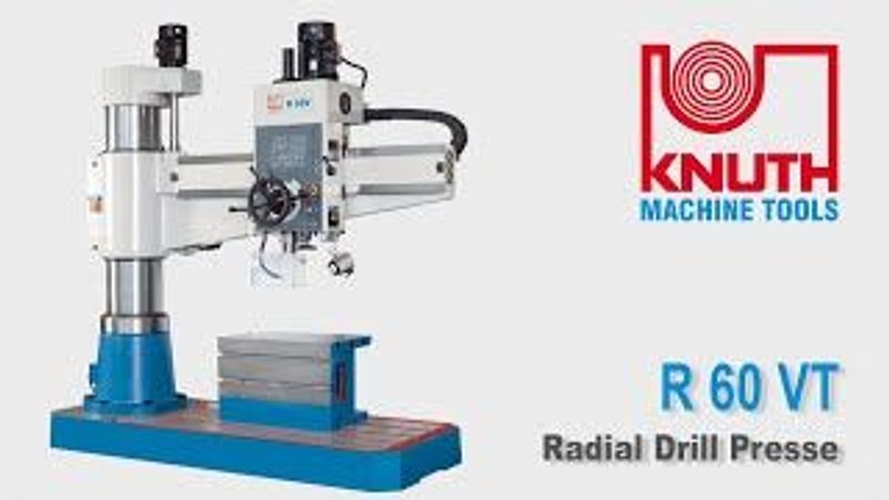 KNUTH MODEL "R 60 VT" RADIAL ARM DRILL