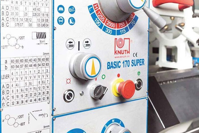 13&quot; x 40&quot; KNUTH BASIC 170 ENGINE LATHE