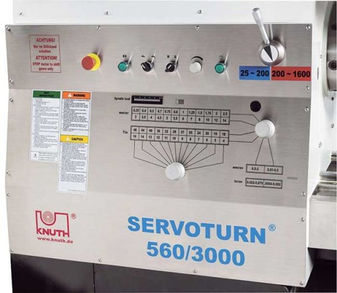 KNUTH SERVOTURN 560 ENGINE LATHE