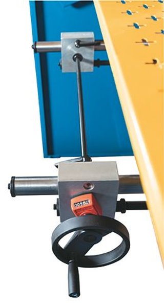 KNUTH KMT B MOTORIZED SWING BEAM PLATE SHEAR