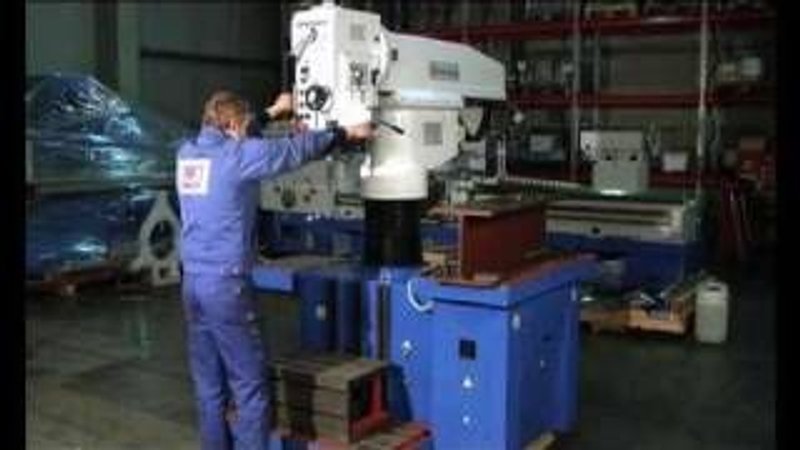 KNUTH MODEL KSR 40 ADVANCE RADIAL DRILL PRESS
