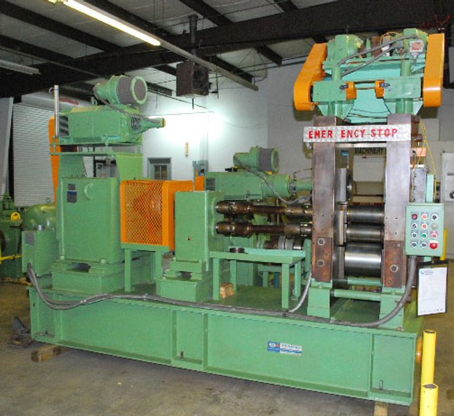 5&quot; x 10&quot; x 10&quot;, STANAT, 4 HI, ROLLING MILL 25 HP DC, POWER SCREWDOWNS (10647)