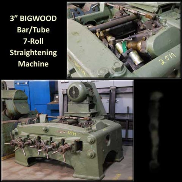 3", BIGWOOD, No. 1B, 1970, 7-ROLL TUBE &amp; BAR STRAIGHTENER (11214)