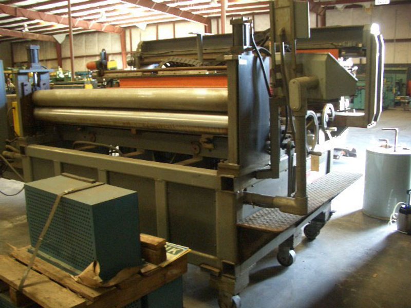 72&quot;(1828MMmm)x.375&quot;(9.5mm) COIL END JOINING WELDER, HOBART 300 AMP WELDER(12264)