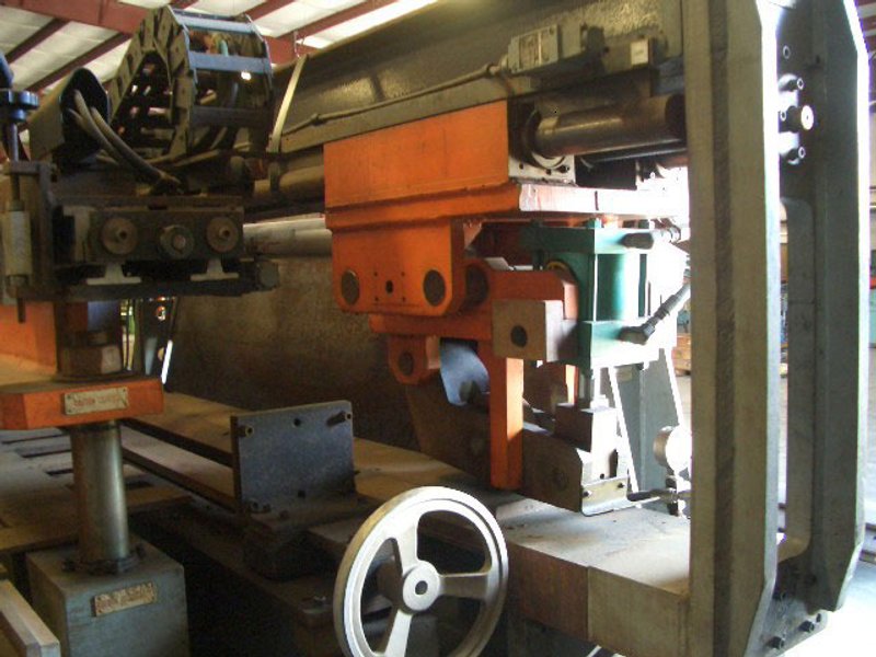 72&quot;(1828MMmm)x.375&quot;(9.5mm) COIL END JOINING WELDER, HOBART 300 AMP WELDER(12264)