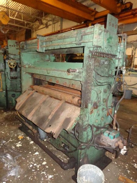 52" x 12" HERR VOSS, 40,000 Lbs, 0.375" - 0.095" SLITTING LINE
(127549)