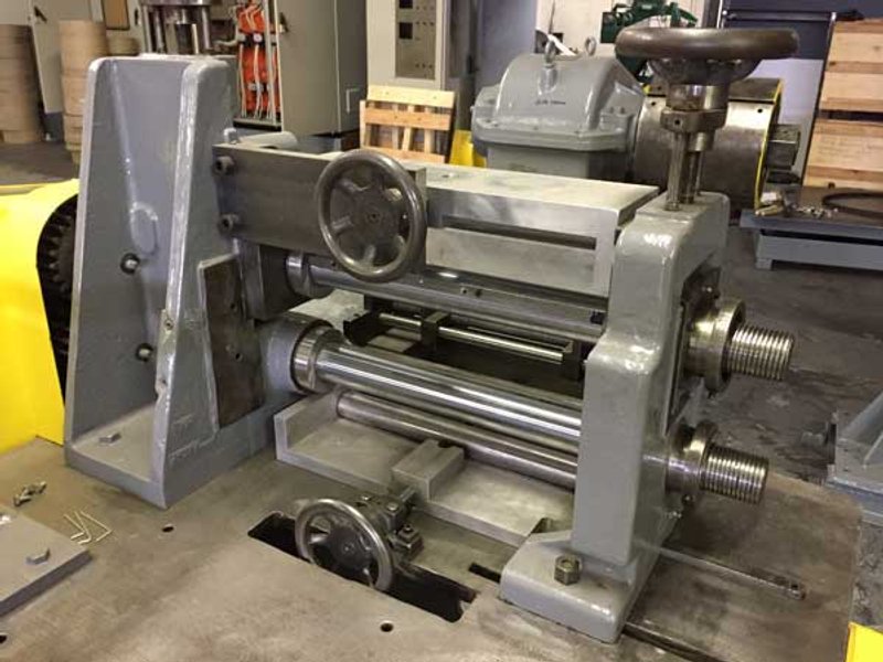 12&quot; x 2 1/2&quot; RUESCH MODEL 76 SLITTING LINE WITH DUAL
WINDERS (13035)