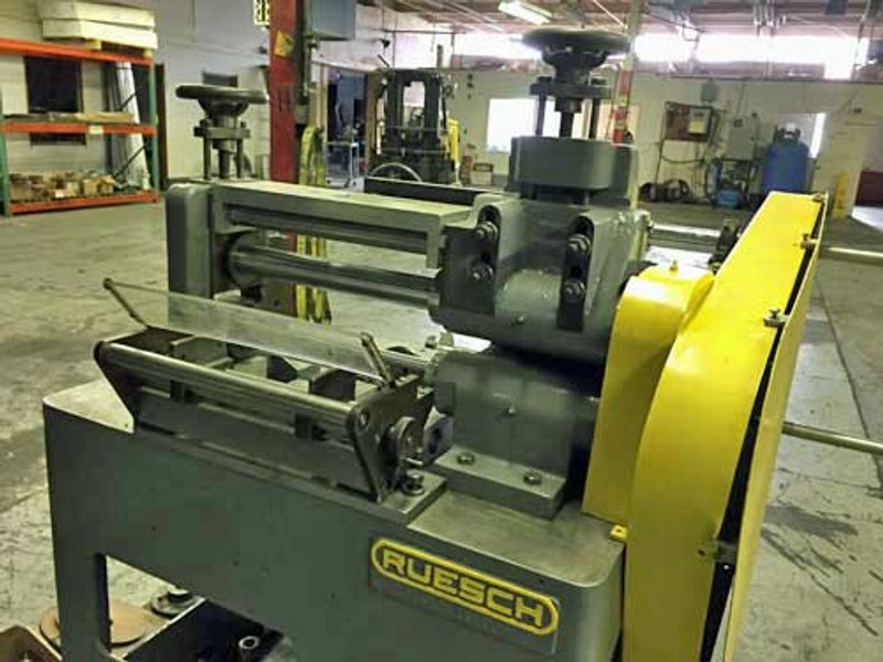 12&quot; x 2 1/2&quot; RUESCH MODEL 76 SLITTING LINE WITH DUAL
WINDERS (13035)