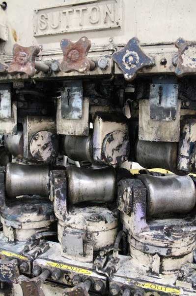 2 1/2"(63mm) - 3/8" (9.5mm) SUTTON 610, 6 ROLL ROTARY
TUBE STRAIGHENER (13106)