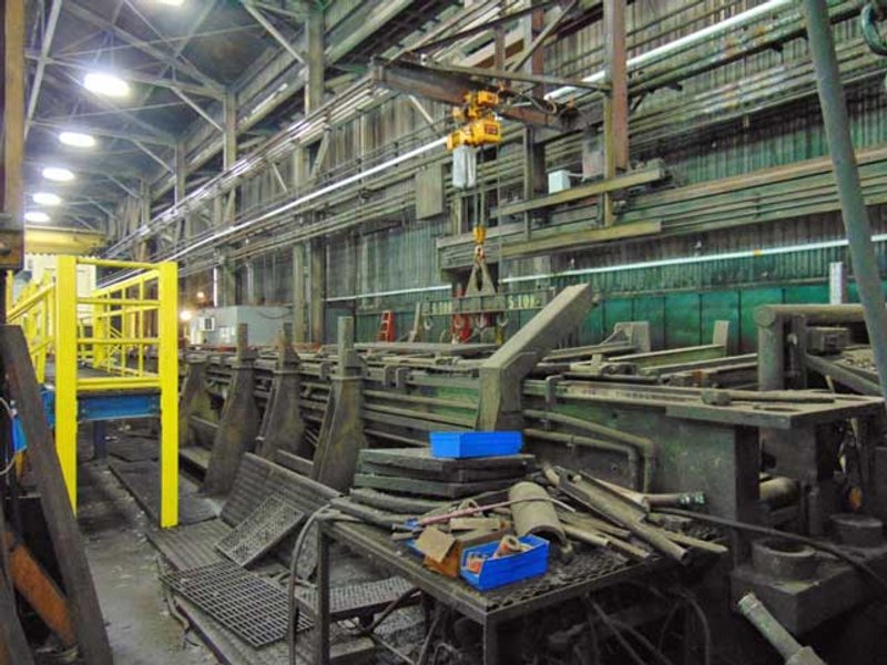 7 1/2" - 2" MEECO No 6 TWO ROLL BAR &amp; TUBE ROTARY STRAIGHTENER (13145)