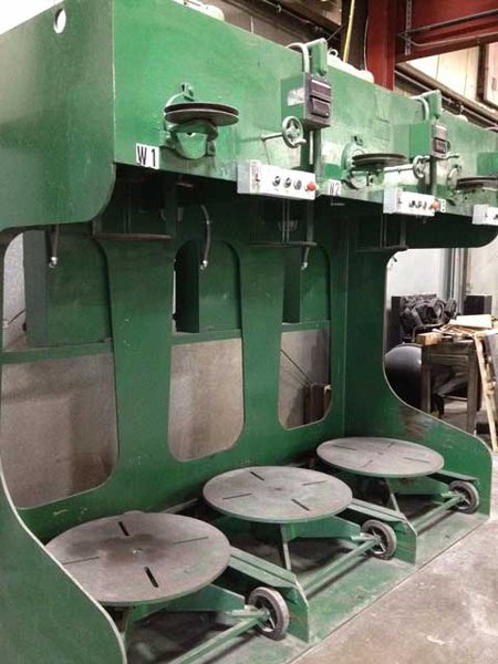 16&quot;(405mm) DRIVE CAPSTAN WHITACRE 3 STATION
DOWNCOILER WIRE TAKE-UP (13443)