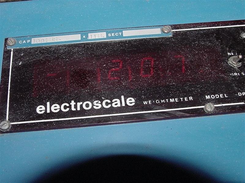 ELECTRO SCALE PLATFORM ELECTRONIC SCALE