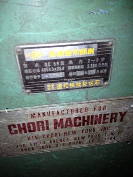 16” CHORI MACHINERY ABRASIVE SAW
