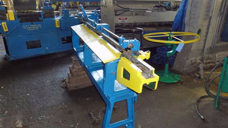LEWIS # 8-F WIRE STRAIGHTENING &amp; CUTTING MACHINE