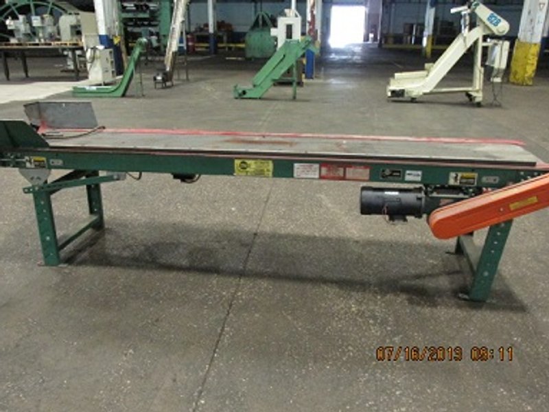 AUTOMATED CONVEYOR SYSTEMS 16" X 115" FLAT BELT TYPE