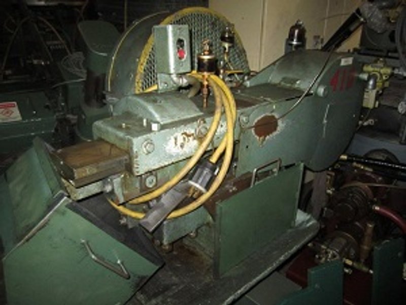 WATERBURY FARREL # 10 SIDE FEED HAND FEED FLAT DIE THREAD ROLLER