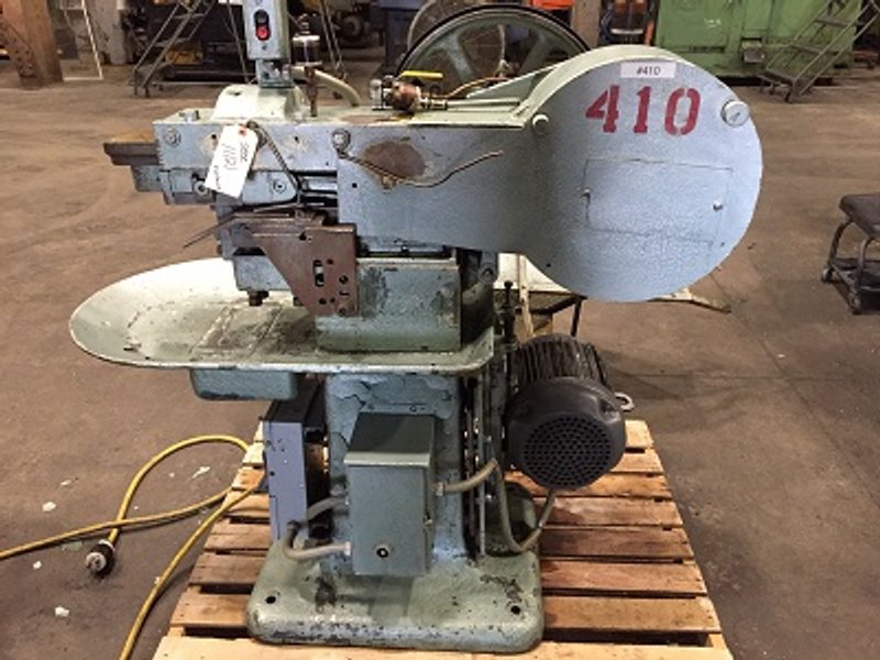 WATERBURY FARREL # 10 SIDE FEED HAND FEED FLAT DIE THREAD ROLLER