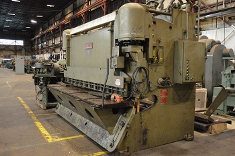 3/8" X 10' PACIFIC # 375R10 HYDRAULIC SQUARING SHEAR