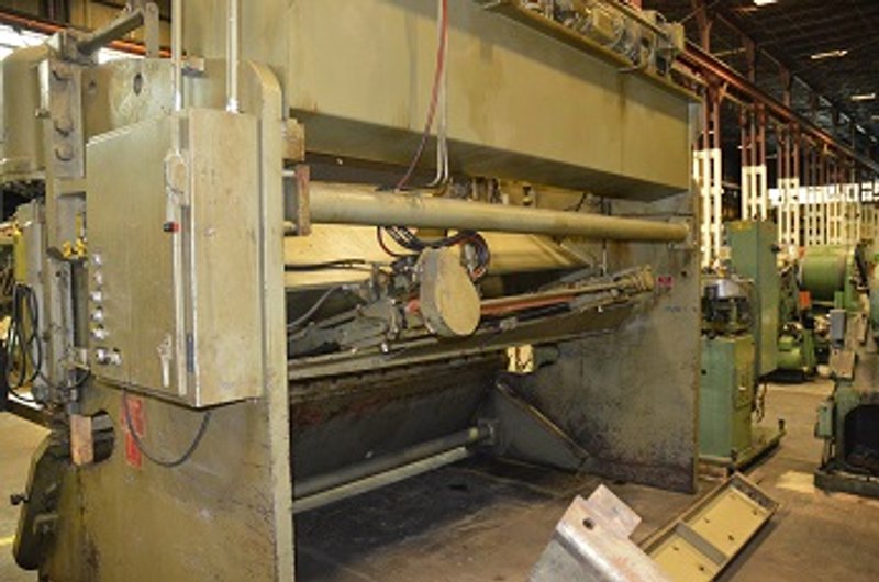 3/8" X 10' PACIFIC # 375R10 HYDRAULIC SQUARING SHEAR