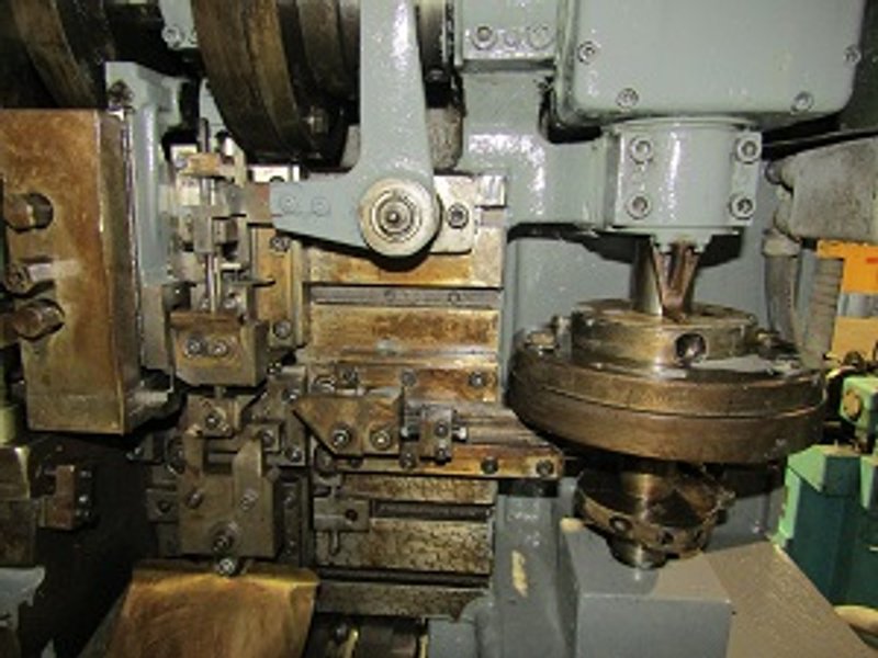 TORRINGTON # V80 VERTI-SLIDE MACHINE W/ COIL STOCK STAND