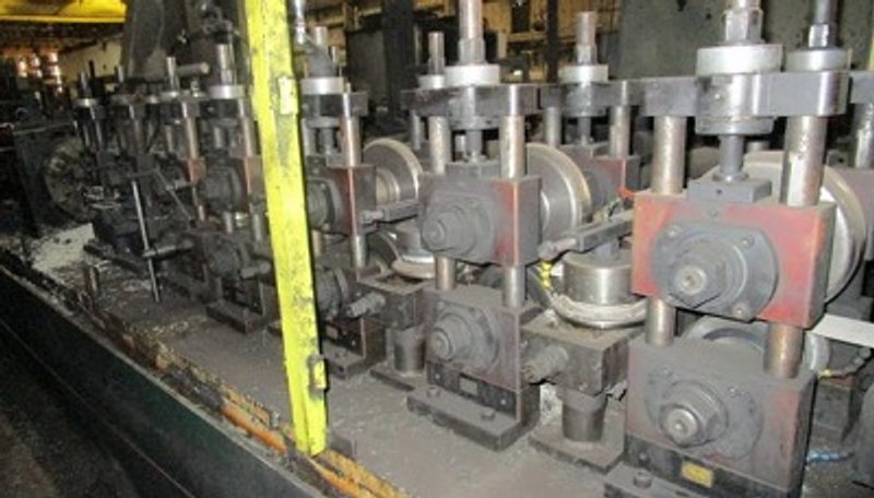 2&quot; X .135&quot; ADDISON TUBE MILL W/ ALPHA DOUBLE CUT CUTOFF