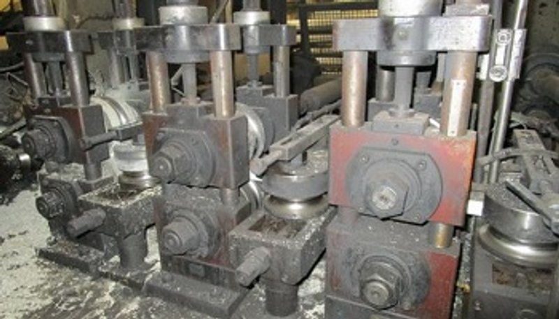 2&quot; X .135&quot; ADDISON TUBE MILL W/ ALPHA DOUBLE CUT CUTOFF