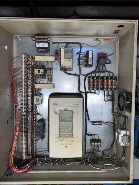 RMG # 15 WIRE STRAIGHTENER AND CUT OFF MACHINE