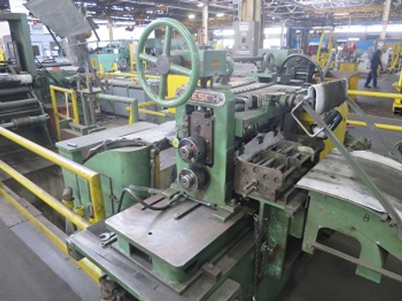 18” X .003” X 8,000# RUESCH RING TYPE PRECISION DOUBLE LOOP SLITTING LINE