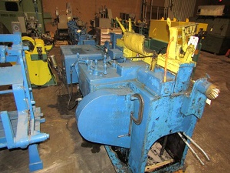 LEWIS # 4FHA WIRE STRAIGHTENER AND CUTOFF MACHINE