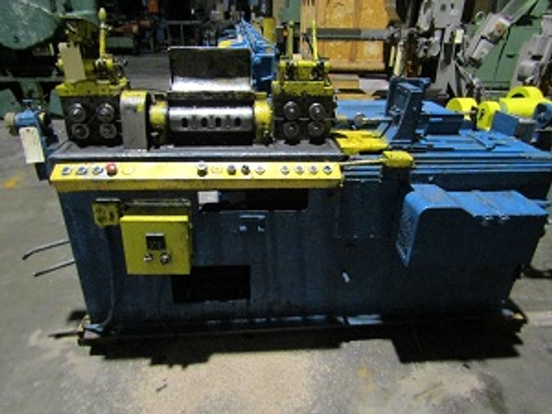 LEWIS # 4FHA WIRE STRAIGHTENER AND CUTOFF MACHINE