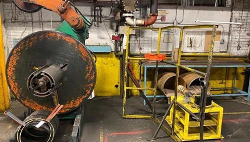 18" X 2.625" X 6000 LBS.  RUESCH RING TYPE SLITTING LINE