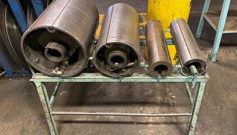 18" X 2.625" X 6000 LBS.  RUESCH RING TYPE SLITTING LINE