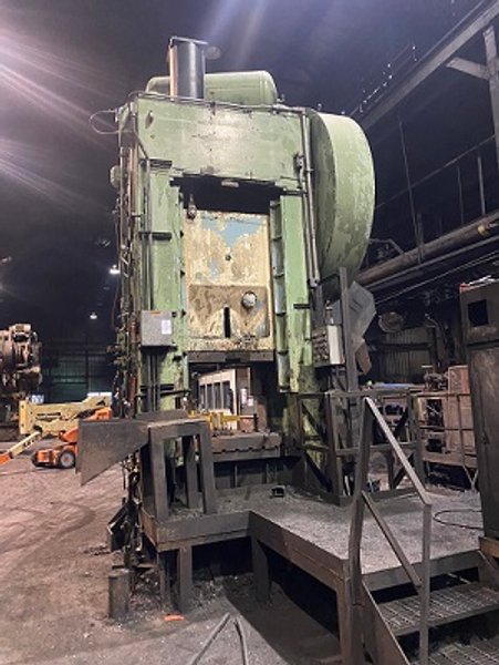 600 TON ERIE # S1-600-42X48 STRAIGHT SIDE SINGLE CRANK PRESS