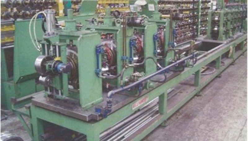 2.5" (63.5MM) X 3.2MM OTO MILLS TUBE MILL WITH RAFTED STANDS- YEAR 1999
