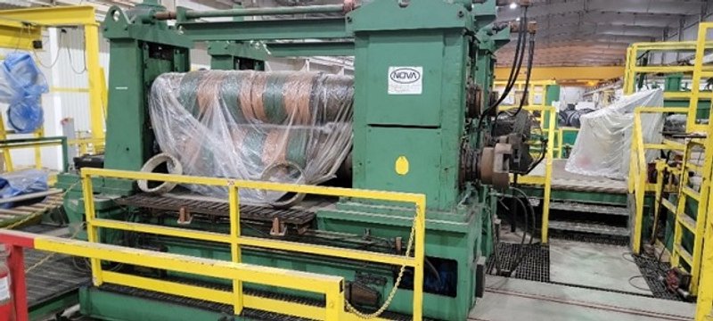 72" X 0.500" X 80,000 LBS NOVA LOOP INJECTOR HEAD SLITTING LINE