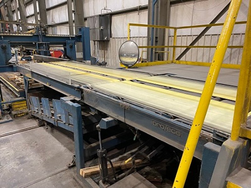 60" X 3/16" X 50,000 LBS.  PRO-ECO CUT TO LENGTH LINE W/ CASSETTE LEVELER